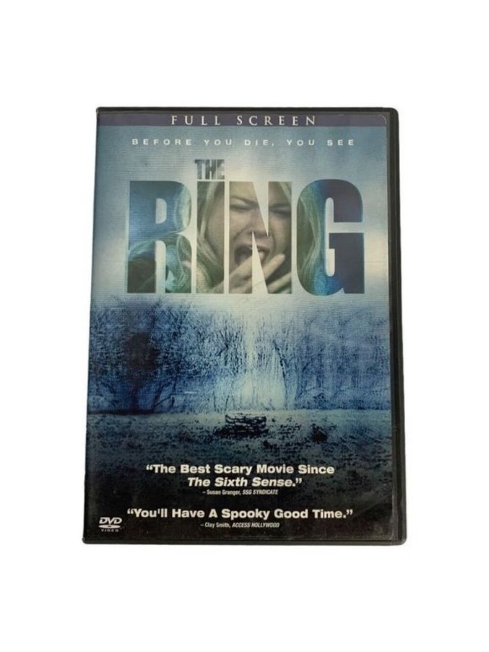 The Ring DVD Naomi Watts Full Screen Suspense Horror DreamWorks PG13 2002